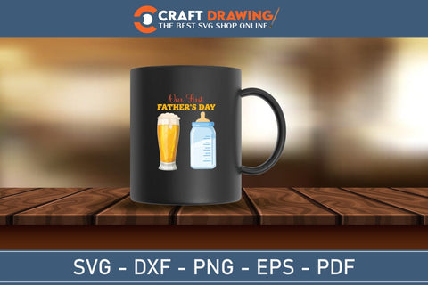 Our First fathers Day Father’s Day svg, Funny Father’s Day svg, Funny Father’s Day Gift, Step-Dad Father’s Day, Funny Dad svg, Dad svg, svg png dxf SVG Debashish Barman 