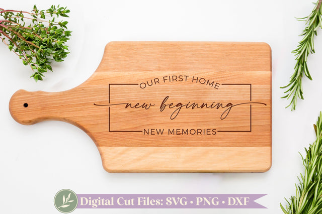 Our First Home SVG, Realtor Gift Design SVG LilleJuniper 