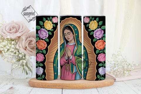 Our Lady of Guadalupe 20oz Tumbler Sublimation sassyprint 