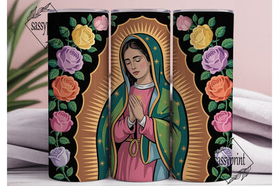 Our Lady of Guadalupe 20oz Tumbler Sublimation sassyprint 