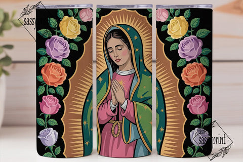 Our Lady of Guadalupe 20oz Tumbler Sublimation sassyprint 