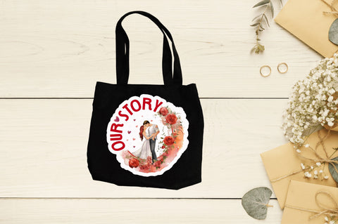 Our story Sticker Design Sublimation Regulrcrative 