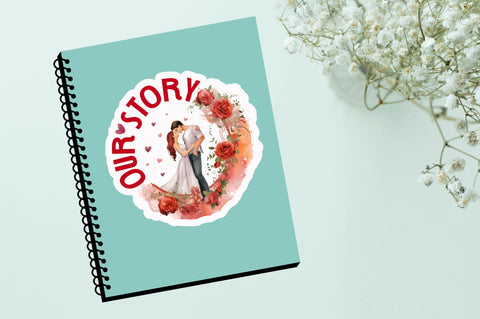 Our story Sticker Design Sublimation Regulrcrative 