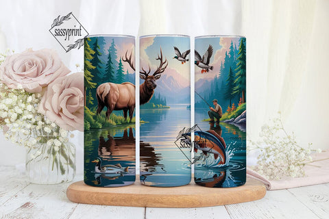 Outdoor Adventure Tumbler Wrap Sublimation sassyprint 