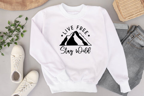 Outdoor Life SVG | Live Free Stay Wild SVG CraftLabSVG 