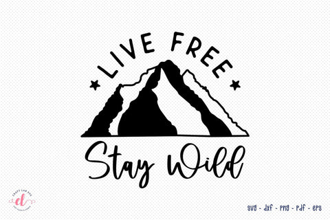 Outdoor Life SVG | Live Free Stay Wild SVG CraftLabSVG 