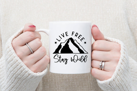 Outdoor Life SVG | Live Free Stay Wild SVG CraftLabSVG 