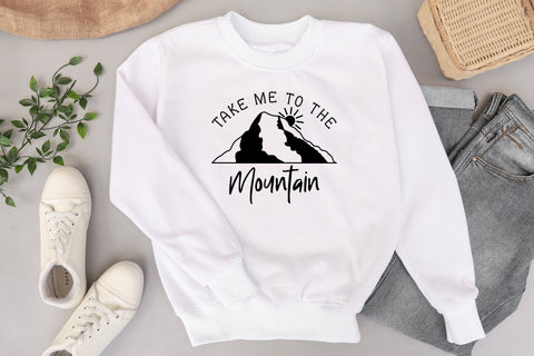 Outdoor Life SVG - Take Me to the Mountain SVG CraftLabSVG 