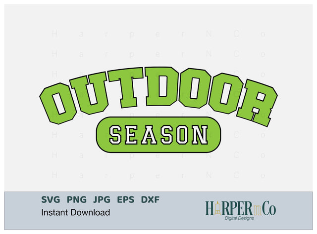 Outdoor Season Laser SVG EPS CUT File SVG HarperNCo 