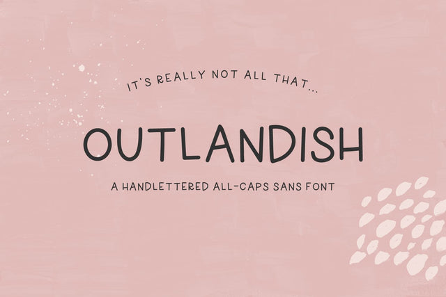 Outlandish Sans Font Beck McCormick 