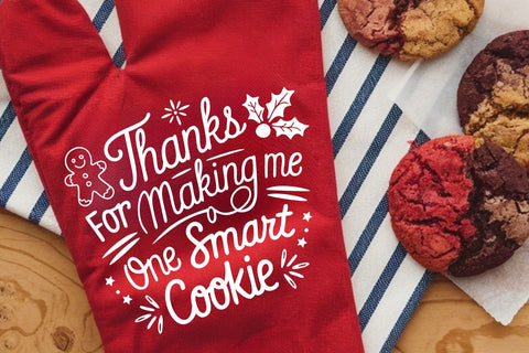 Oven Mitt SVG | Teacher Christmas Gift | One Smart Cookie SVG TonisArtStudio 