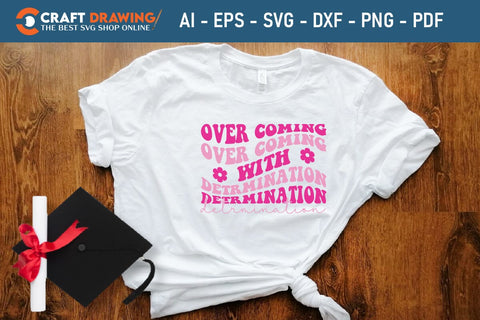 Over Coming With Detrmination Breast Cancer SVG, Pink Awareness Ribbon Svg, Heal Cancer Svg, Cancer Awareness Svg, Fight Cancer Svg, Cancer, Svg Files For Cricut SVG Debashish Barman 