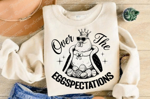 Over The Eggspectations SVG Design SVG Regulrcrative 