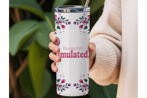 Overstimulated Mama 20oz Tumbler Wrap Sublimation DesignSVG 