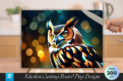 Owl Cutting Board Sublimation Regulrcrative 