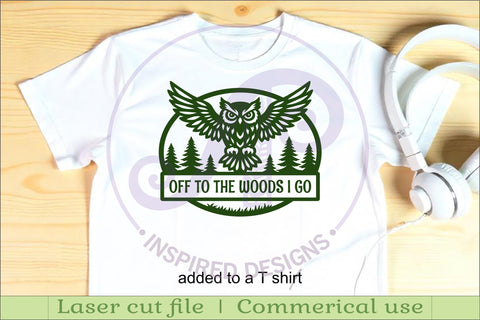 Owl Name Sign SVG for Laser cutting SVG APInspireddesigns 