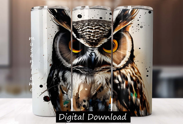 Owl | Straight Sublimation Tumbler Design 20oz, 30oz Sublimation MFsublimationdesign 