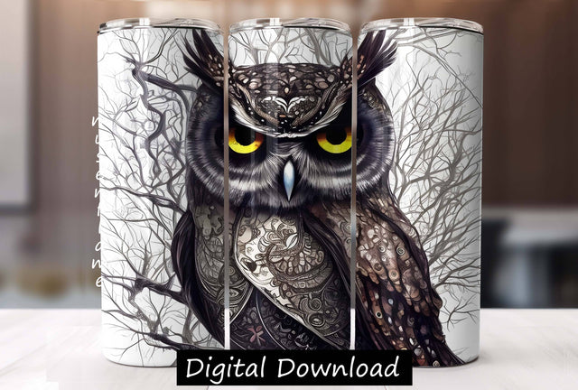Owl | Straight Sublimation Tumbler Design 20oz, 30oz Sublimation MFsublimationdesign 