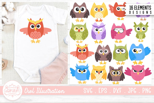 Owl SVG Bundle | Owl Clipart SVG dapiyupi store 