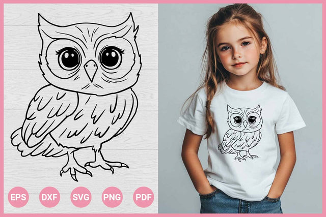 Owl SVG File | Cute Owl SVG SVG Irina Ostapenko 