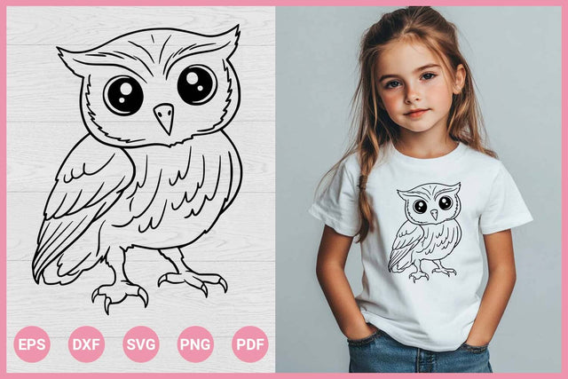 Owl SVG File | Cute Owl SVG SVG Irina Ostapenko 