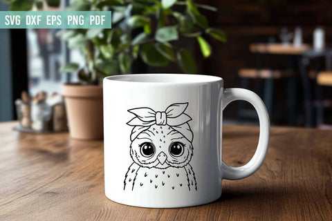 Owl SVG File | Owl Bandana SVG| Cute Owl SVG SVG Irina Ostapenko 