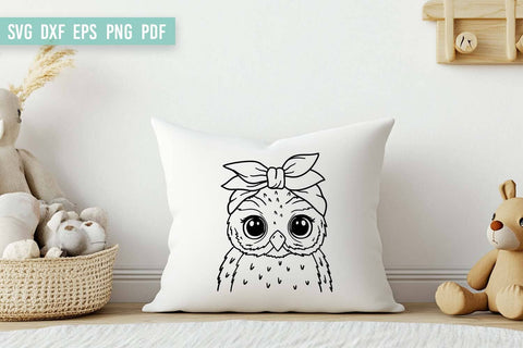 Owl SVG File | Owl Bandana SVG| Cute Owl SVG SVG Irina Ostapenko 