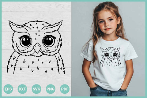 Owl SVG File | Owl Face SVG SVG Irina Ostapenko 