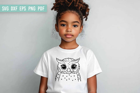 Owl SVG File | Owl Face SVG SVG Irina Ostapenko 