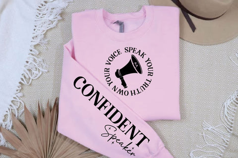 Own your voice speak your truth Sleeve SVG Design SVG Designangry 