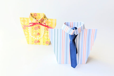 Oxford Shirt Gift Box SVG 3D Paper Risa Rocks It 