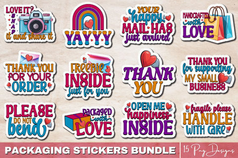 Packaging Sticker png Bundle Sublimation Regulrcrative 