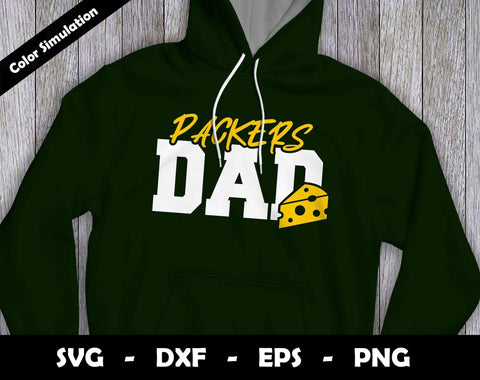 Packers Dad SVG Cut File, Packers logo SVG Design, Packers Dad Football, T-Shirt Sublimation Design Png SVG Arthur Arellano 