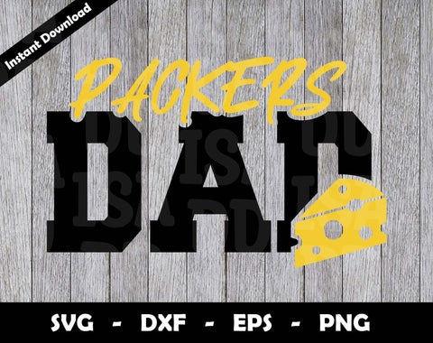 Packers Dad SVG Cut File, Packers logo SVG Design, Packers Dad Football, T-Shirt Sublimation Design Png SVG Arthur Arellano 