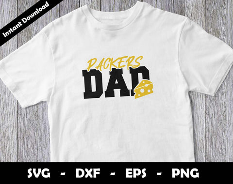 Packers Dad SVG Cut File, Packers logo SVG Design, Packers Dad Football, T-Shirt Sublimation Design Png SVG Arthur Arellano 