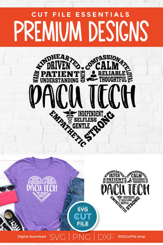 PACU Tech svg, post-anesthesia care unit, nurse svg SVG SVG Cut File 