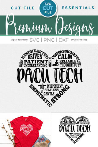 PACU Tech svg, post-anesthesia care unit, nurse svg SVG SVG Cut File 