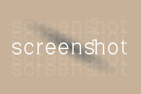 Pagers Display Typeface Font Fadeline Std. 