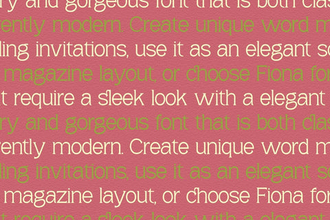 Pagers Display Typeface Font Fadeline Std. 