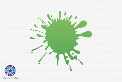 Paint Splatter SVG PNG Bundle SVG FiveStarCrafting 