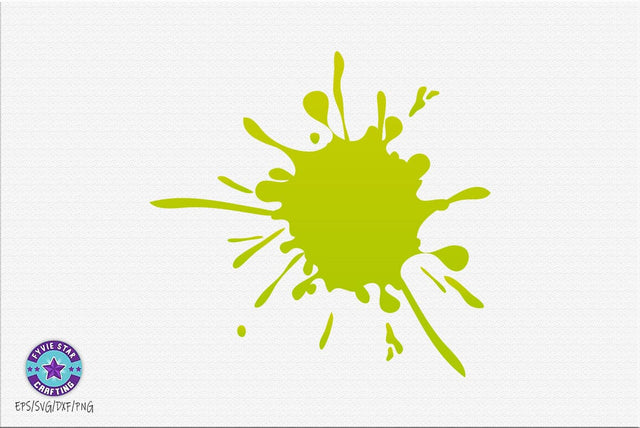 Paint Splatter SVG PNG SVG FiveStarCrafting 