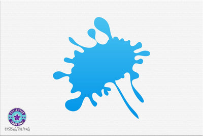 Paint Splatter SVG PNG SVG FiveStarCrafting 