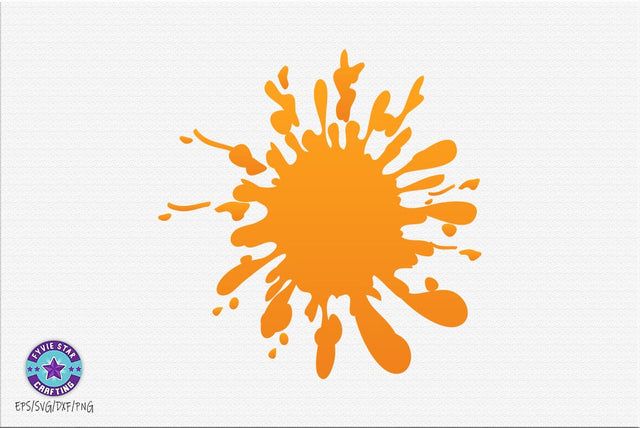 Paint Splatter SVG PNG SVG FiveStarCrafting 