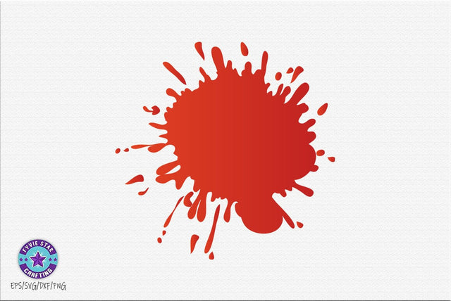 Paint Splatter SVG PNG SVG FiveStarCrafting 