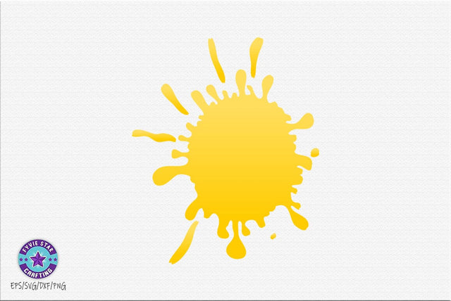 Paint Splatter SVG PNG SVG FiveStarCrafting 
