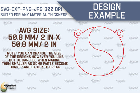 Paired Pendants Laser Cut Bundle. Couples Pendants SVG SVG Evgenyia Guschina 