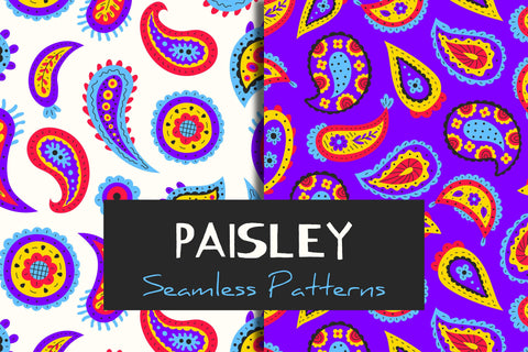 Paisley Seamless Patterns Digital Pattern Rin Green 