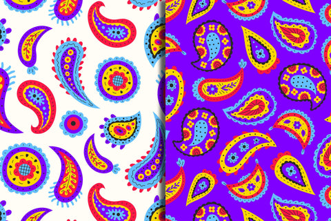 Paisley Seamless Patterns Digital Pattern Rin Green 