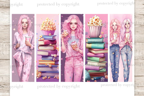 Pajama Weekend Bookmarks | Printable Bookmarks SVG GlamArtZhanna 