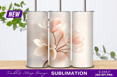 Pale Pink Dogwood Flowers On Light Background Sublimation Regulrcrative 